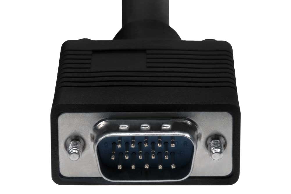 Nilox - HD15M SVGA Cable - HD, Black, 6 m