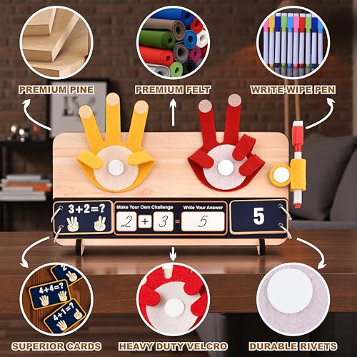 Image of Preschool Math Learning Toys for Kids 3-5 Years | Counting & Number Toy for 4+ Year Old Boys & Girls | STEM Toy for Toddlers 3, 4 | Birthday Gift for 3, 4, 5, 6 Year Old