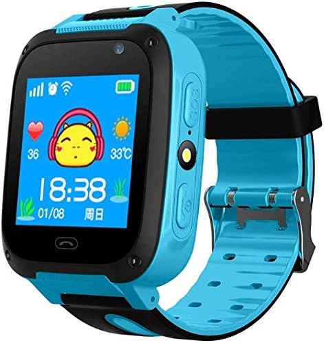 Kids SmartWatch Phone, Tracker Watch for Girls Boys 1.45'' Touch Screen Sim Card Game Smartwatch with Camera, SOS, Flashlight for Childrens Gift Compatible for iOS and Android