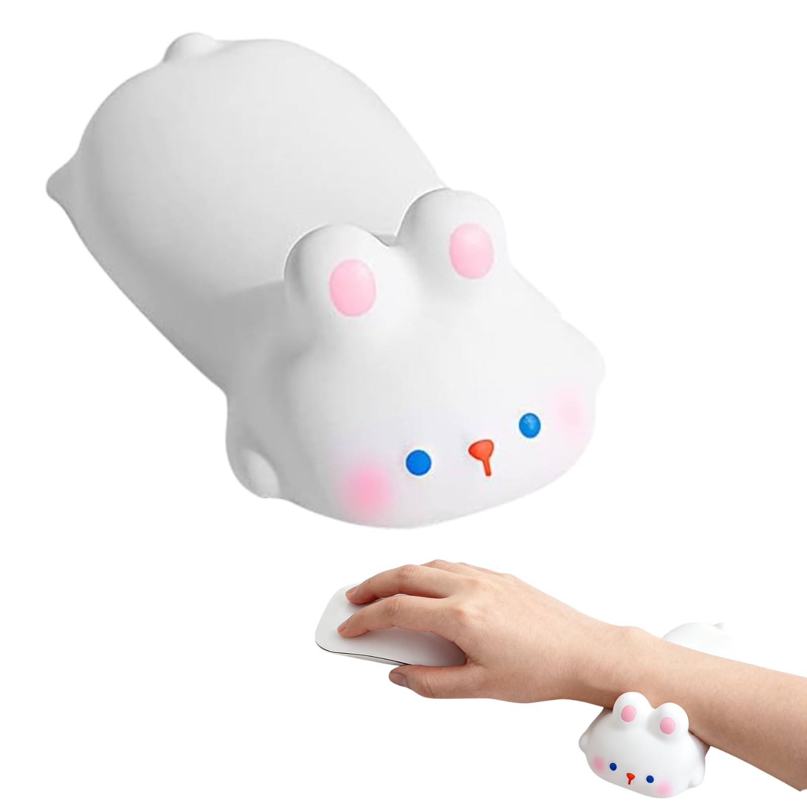 Yosoo Health Gear Keyboard Wrist Rest Cute Cartoon Animal Soft PU Keyboard Wrist Pad for Typing Pain Relief