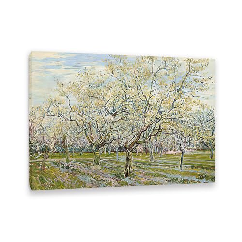 Impression sur toile de maître Le Verger Blanc 80x110cm comme grand tableau mural de salon