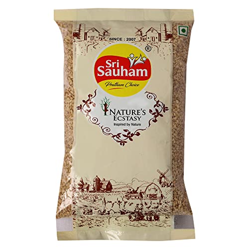 Image of Sri Sauham Premium Seeds - Natural Raw White Sesame Seeds - 200 Gram | Fresh, Antioxidant Rich, High in Phosphorus & Fibre Safed Til | Everyday Essentials | Vegan & Gluten Free