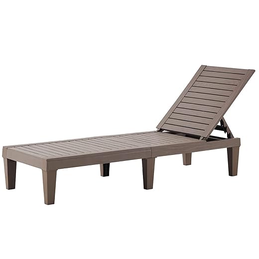 n Chairs for Outdoor Patio Use | 5 n |Wood Texture Design | Waterproof | Easy to Assemble | 330 .