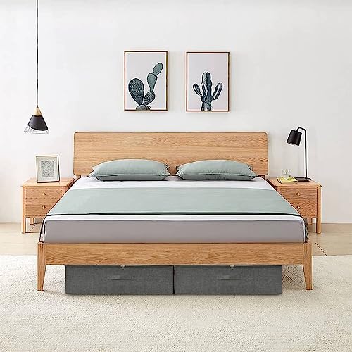 Chariots de rangement tissu gris anthracite pour gagner de la place