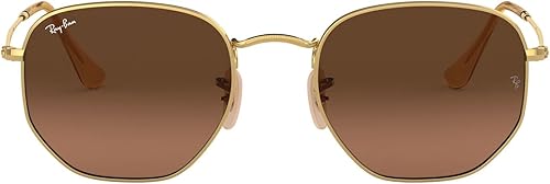 Ray-Ban Rb3548n Gafas de sol fotocromáticas hexagonales con lente plana evolucionan