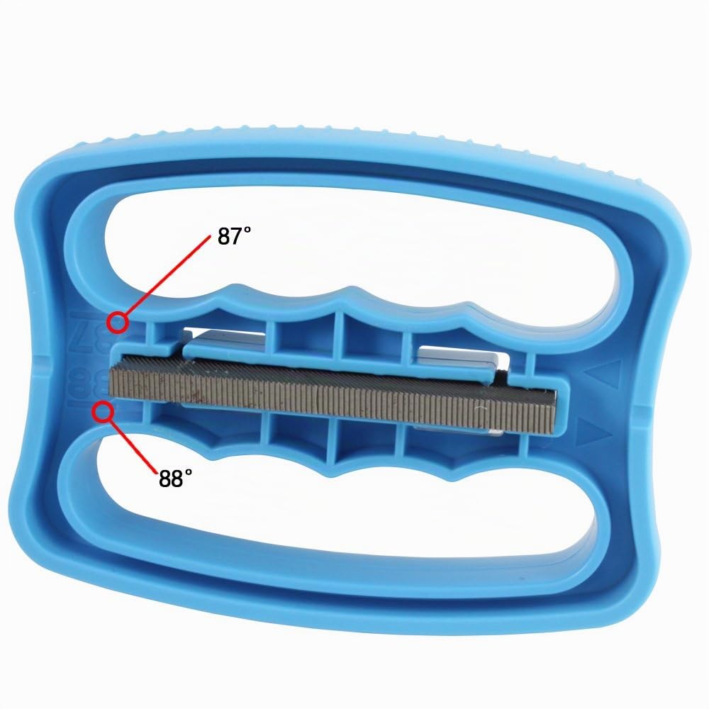 XCMAN Guide de limage latéral pour ski et snowboard, outil de réglage du bord 87-90 degrés avec lime