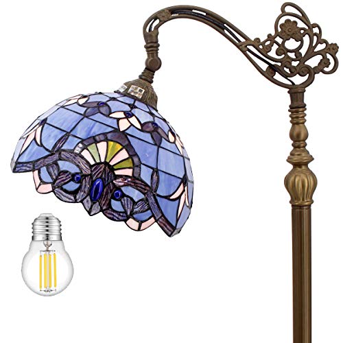 WERFACTORY Blue Purple Arched Floor 64-Inch