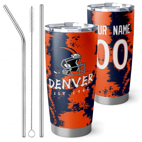 Image of ANTKING Denver Tumbler 20oz Travel Mug Custom Number Name Gifts