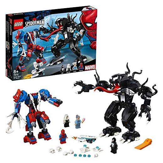 LEGO Super Heroes Spider-Man vs. The Venom Symbiote 30448 Bagged Set by LEGO 2 LEGO 76115 Marvel Super Heroes Spider Mech vs. Venom