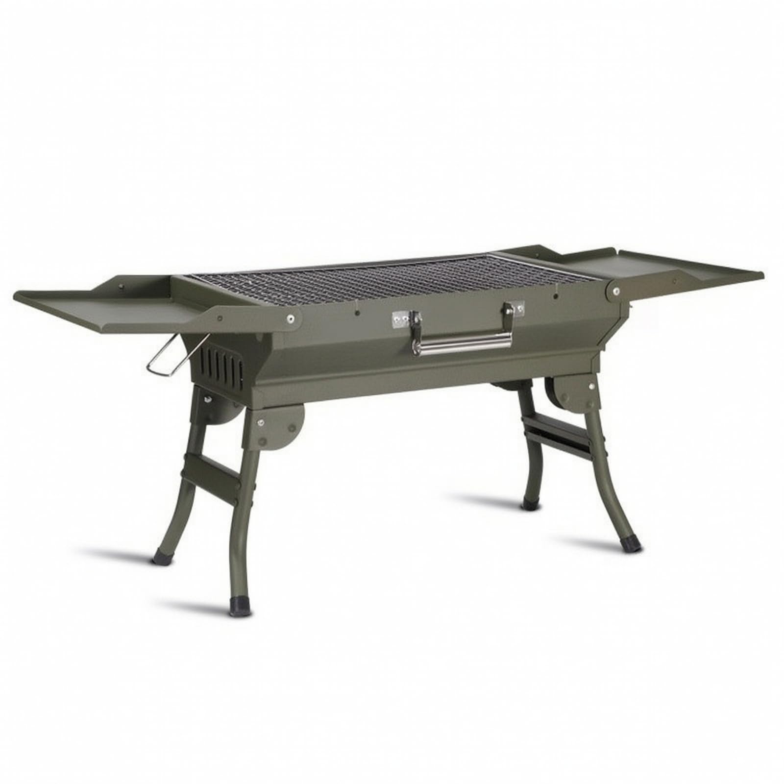 Gralara Barbecue Portatile con Ripiani Compatto Barbecue Portatile Salvaspazio Griglia Pieghevole per Picnic, Giardino