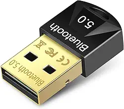 Adaptador Receptor Bluetooth 5.0 Usb Wireless Transmissor para Computador Pc Fone de Ouvido Impressora Notebook Laptop Gamepad Mouse Teclado Auto-falantes Win 10/8.1/8/7/Xp