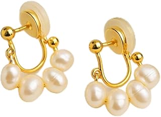 韓国風 淡水パール調痛くなりにくいイヤリング 結婚式 ビジネス フォーマル