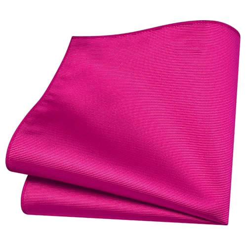 Image of Branduce 3.15 inch(8cm) Solid Formal Tie and Pocket Square Plain Necktie Lapel Pin and Tie Clip Set for Men