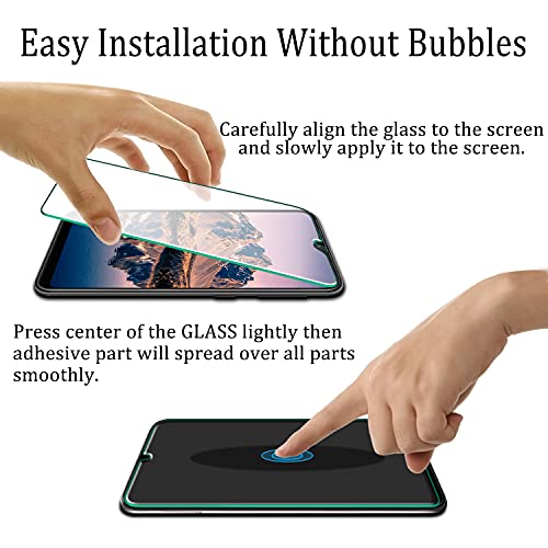 Katin [2-Pack] For Samsung Galaxy A10E/A10E Tempered Glass Screen Protector No-Bubble, 9H Hardness, Easy To Install #TOP2