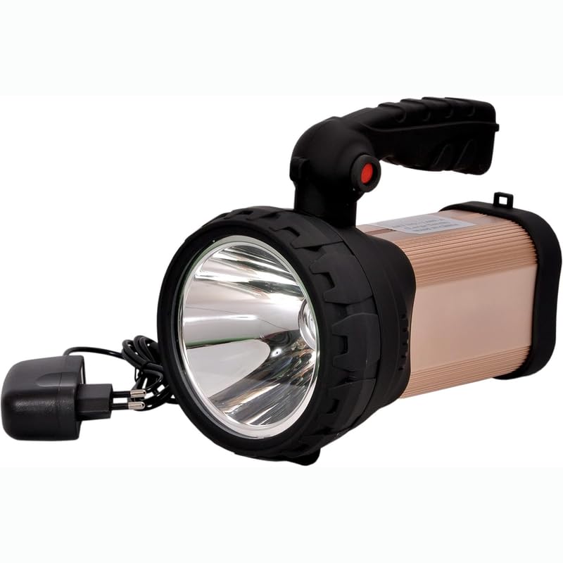 Image of Drumstone [𝐎𝐍 𝐎𝐅𝐅𝐄𝐑 𝟏𝟓 𝐘𝐄𝐀𝐑𝐒 𝐖𝐀𝐑𝐑𝐀𝐍𝐓𝐘 Long Range Torch Light with Blinker & 8 Hours Battery Backup - Rechargeable, High-Power, Ideal for Outdoor, Emergency & Extended Use