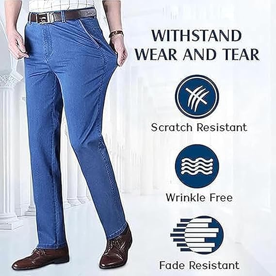 Jett Jeans for Men, JettJeans3 - Men's Classic Straight Fit Stretch Jeans, Comfortable Soft2