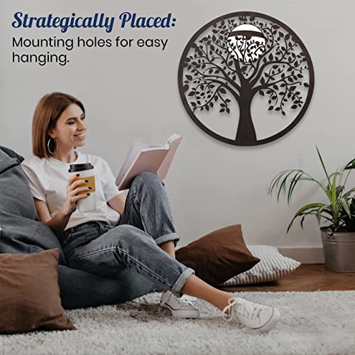 Joypucofe Vintage Home Decor Metal Wall Decoration 19.68 Inches Tree Of Life Suitable For Housewarming Gifts Outdoor Garden And Farmhouse Living Room Bedroom #TOP4