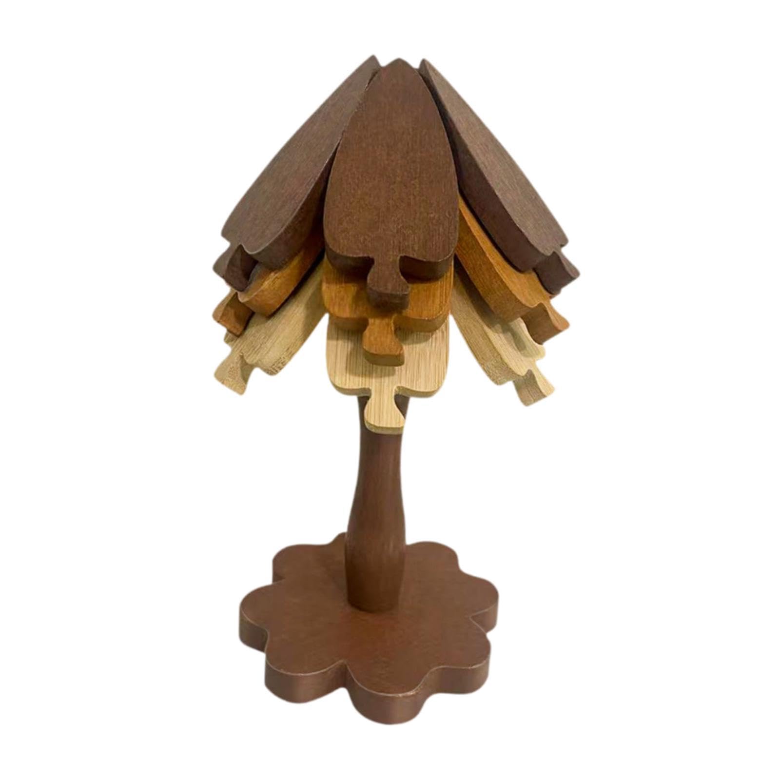 Dessous-de-verre arbre fenteer en bois pour éviter les traces de chaleur et protéger la table
