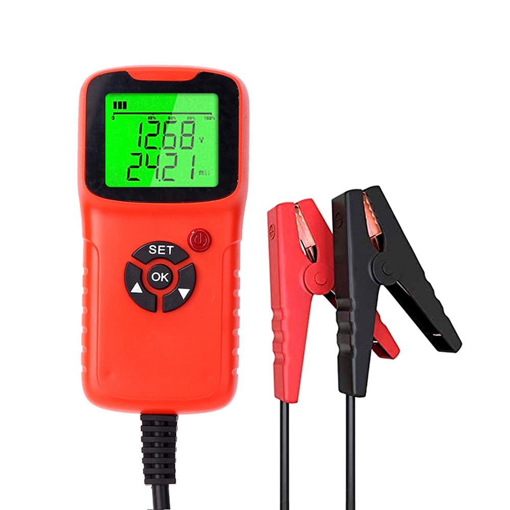 Car Battery Charger Tester Analyzer 12V 2000CCA Battery Voltage Test Charge Circuit Charge