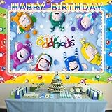 Oddbods Backdrop Princess for Birthday Baby Shower Party Supplies Banner Background Photography Decoration Background 7x5Ft