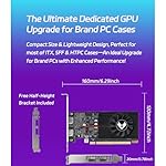 MOUGOL AMD Radeon R7 350 4GB Low Profile Graphics Card, Dual HDMI Ports for Multi-Monitor, 4GB GDDR3 128-Bit, SFF Half-Height Video Card for Slim Desktop PC, Support Windows 10/8.1/7 Computer GPU - Image 4