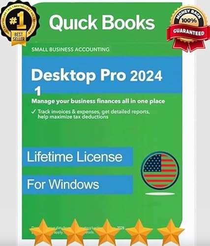 Quick-Books Desktop Pro 2024 Lifetime | 1 User | Amazon