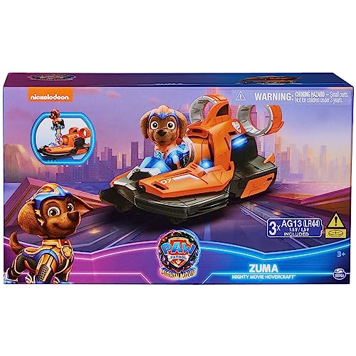 Paw Patrol: The Mighty Movie, Toy Jet Boat with Zuma Mighty Pups Action Figure, Lights and Sounds, Kids Toys for Boys & Girls 3+ by Paw Patrol - Image 8