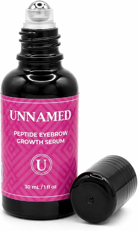 Sérum para sobrancelhas UNNAMED com peptídeos e aplicador roll-on, 30 mL