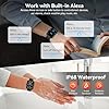 Smart Watch with Alexa Built-in, 1.83" HD Touchscreen Fitness Tracker, Bluetooth Notifications/Calls, IP68 Waterproof, 120+ Sport Modes, 24/7 Heart Rate & Sleep Monitor for iPhone Android iOS (Black) #4