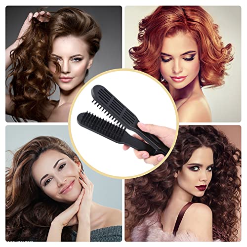Cepillo alisador de doble cara para cabello miniatura 5