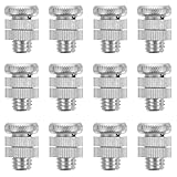 Toyvian 12 Stück Teiliges Elektrozaun Verbinder Aluminiumlegierung Split Bolt Klemmen Robuste Drahtverbinder für Gartenzaun Montage Langlebige Elektrische Zaunzubehör für