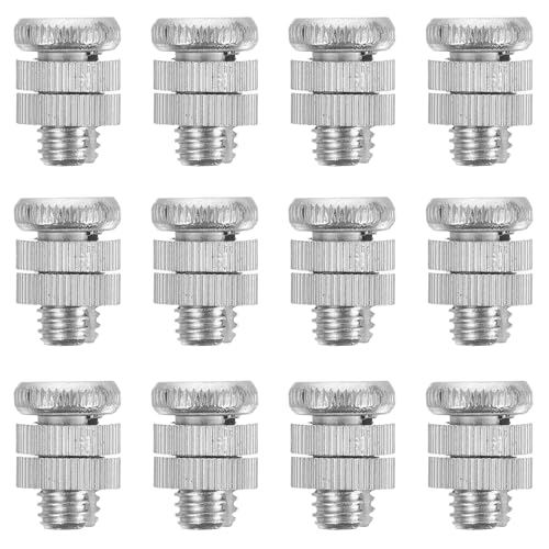 Toyvian 12 Stück Teiliges Elektrozaun Verbinder Aluminiumlegierung Split Bolt Klemmen Robuste Drahtverbinder für Gartenzaun Montage Langlebige Elektrische Zaunzubehör für