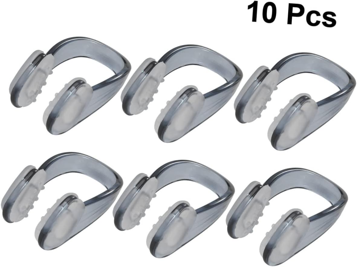 SUPVOX 20 Pcs Adults Swimming Accessories Nose Clip Silicone Pool Accessories Protector Comfortable