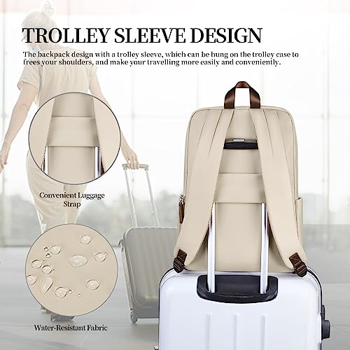 GOLF SUPAGS Plecak damski i męski, plecak dzienny, torba antykradzieżowa, elegancki plecak szkolny, plecak miejski, na laptopa o przekątnej ekranu 15,6", uniwersalny, do biura, na czas wolny, do pracy