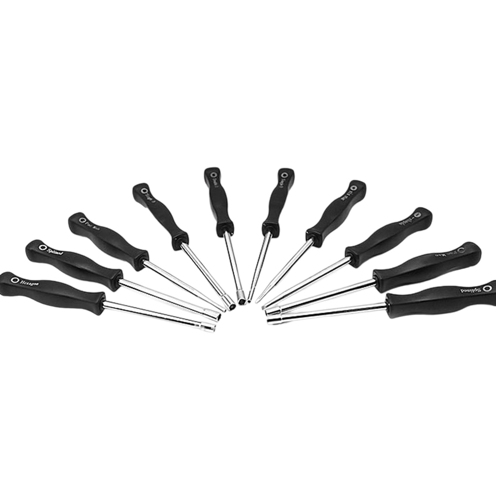 of 10 Multipurpose Carburetor Tuning Screwdrivers with Ergonomic Handles Suitable for Lawnmower Trimmer Maintenance Rustproof Garden Tool
