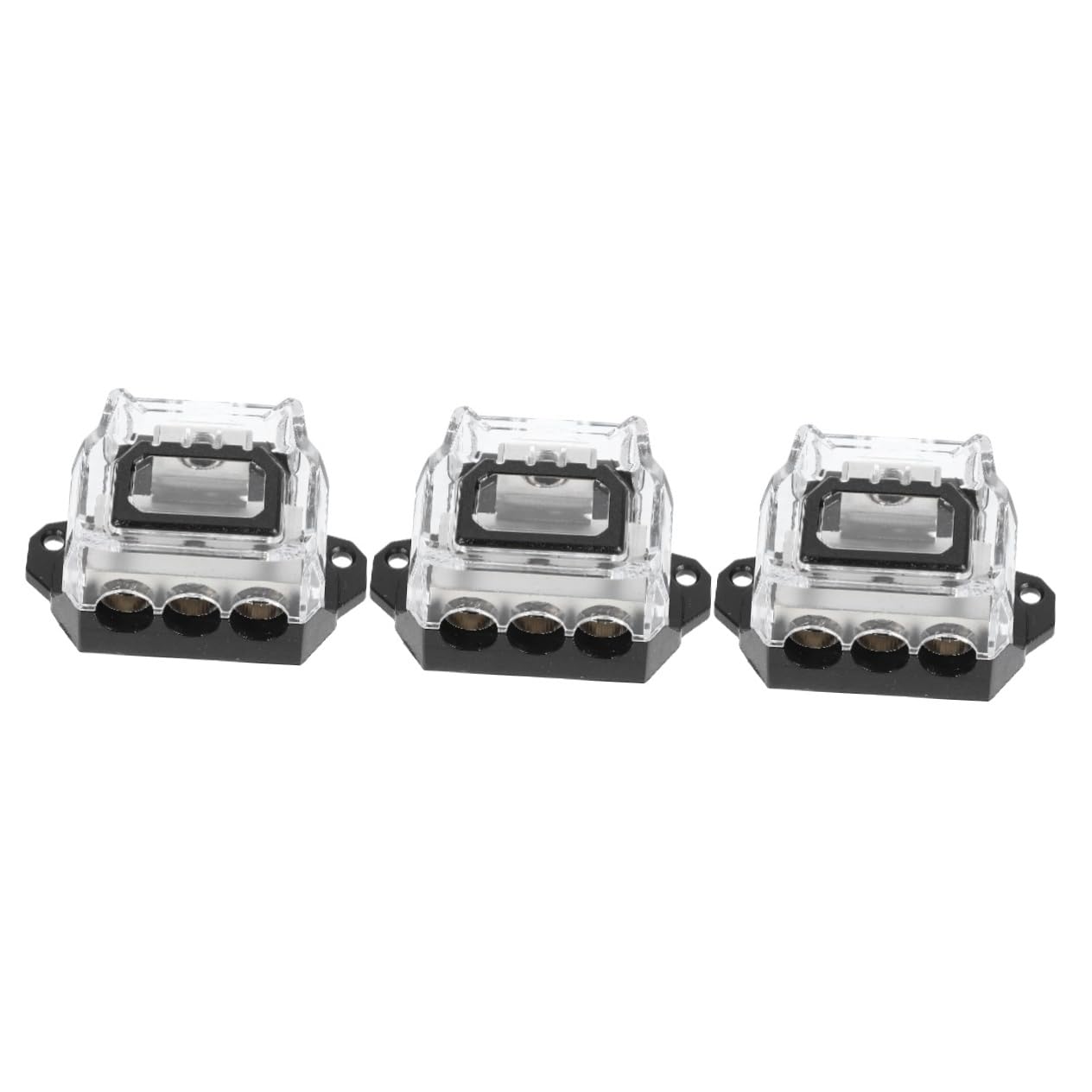 ULTECHNOVO 3 Stücke Sicherung Auto Sicherung Block Auto Audio Verteilung Block Marine Grade Material