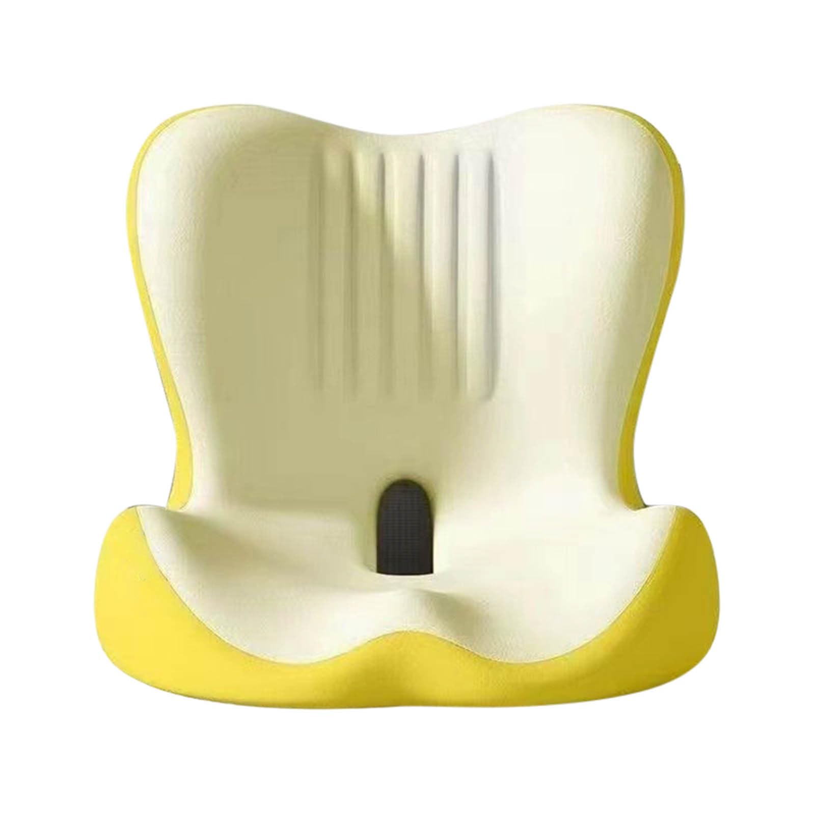Cuscino di supporto lombare in memory foam, ergonomico a forma di L, con base antiscivolo, traspirante, per auto, ufficio, casa, comfort 2 in 1 per schienale e sedile