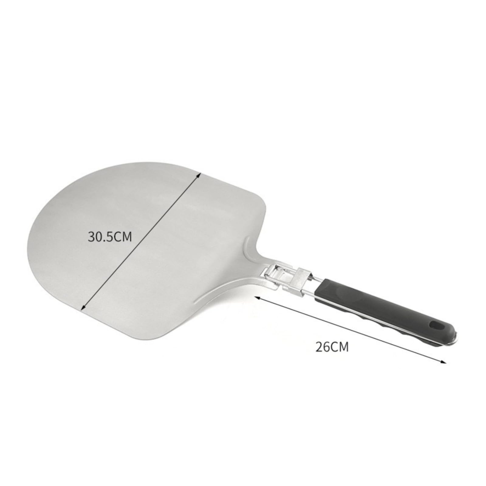 Paletta da Forno Forno in Acciaio Inox Paletta Pieghevole Utensile per Pizzaioli, Panificatori, Pizzerie, Barbecue