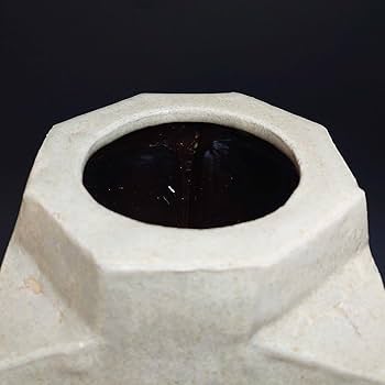 武内晴二郎　盛絵色差灰釉扁壷　花器　共箱 武内晴二郎 盛絵色差灰釉扁壷 花器 共箱 2025年最新】武内晴二郎