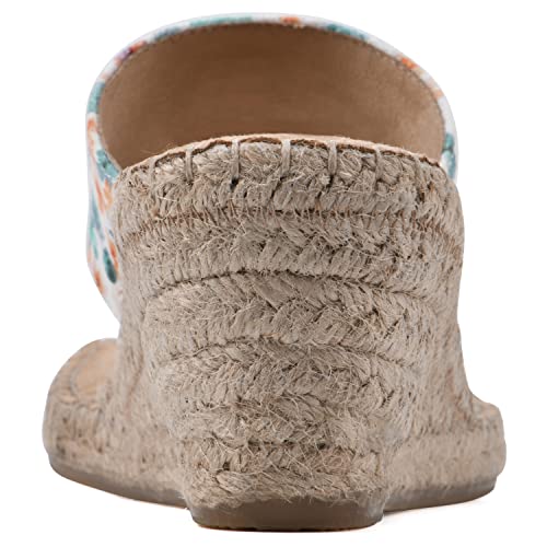 Image of WHITE MOUNTAIN Women's Beachball Espadrille Wedge Sandal