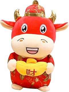 Amosfun Boneca De Pelúcia Travesseiro De Pelúcia Themberchaud Boi De Pelúcia Enfeite De Ano Brinquedo De Pelúcia De Vaca Esponja De Pelúcia De Vaca Presente Fofo Bichos De Pelúcia Boneca