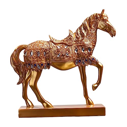 Figurine de cheval pour combler un meuble vide avec un style chic