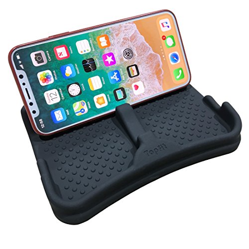 Cell Phone Stand,Dashboard Non-Slip Mat Pad,Car Mount Holder Cradle Dock for Cell Phone,Coins,Key Chain,GPS Navigation