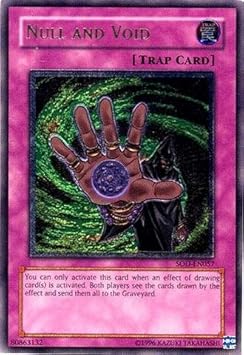 Yu-Gi-Oh! - Null and Void (SOD-EN057) - Soul of The Duelist - 1st Edition - Ultimate Rare