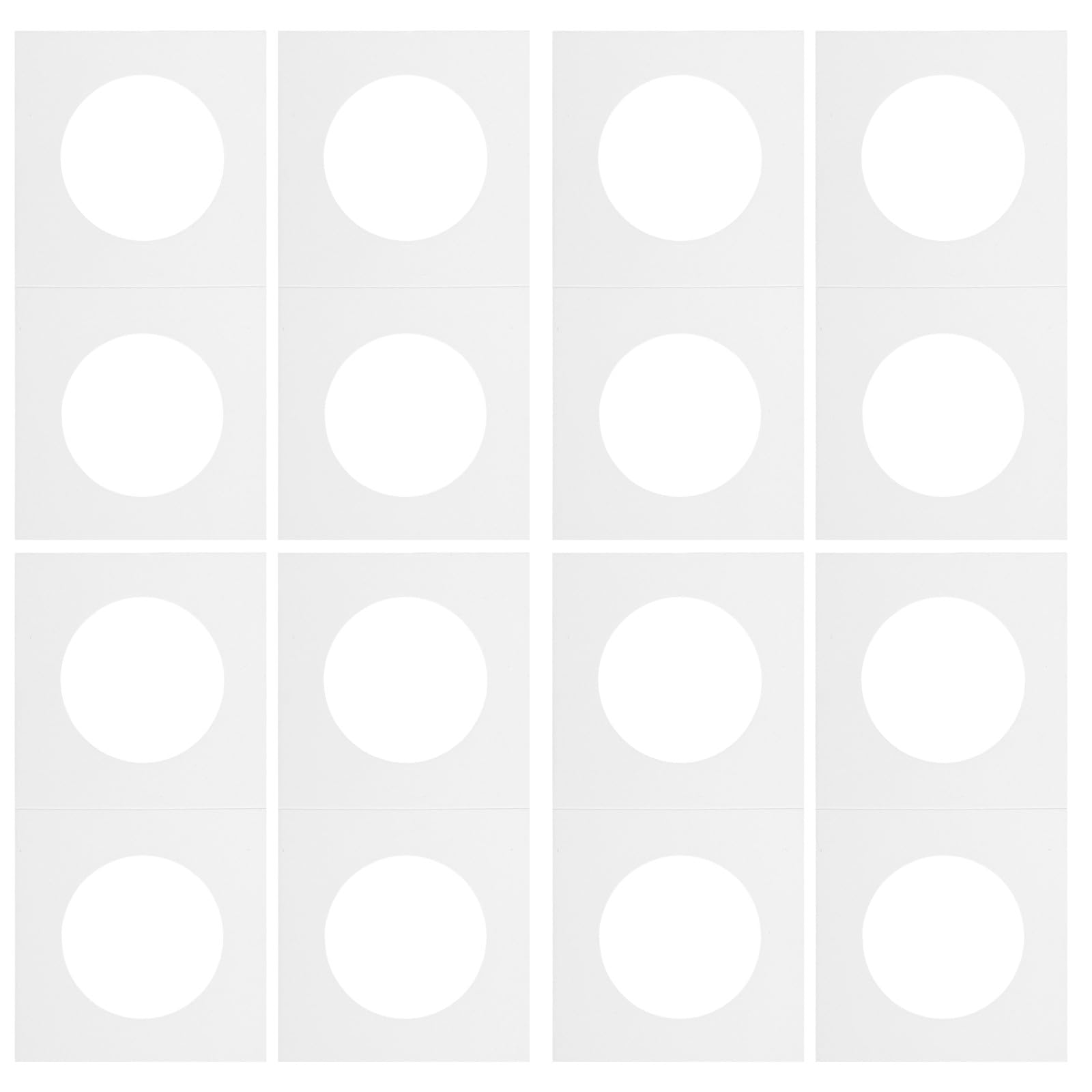 Portamonedas y Blanco 400 de Monedas para Piezas Coleccionistas de Papel Adecuado Tamaño de 17.5mm 31.5mm, para Proteger Almacenar