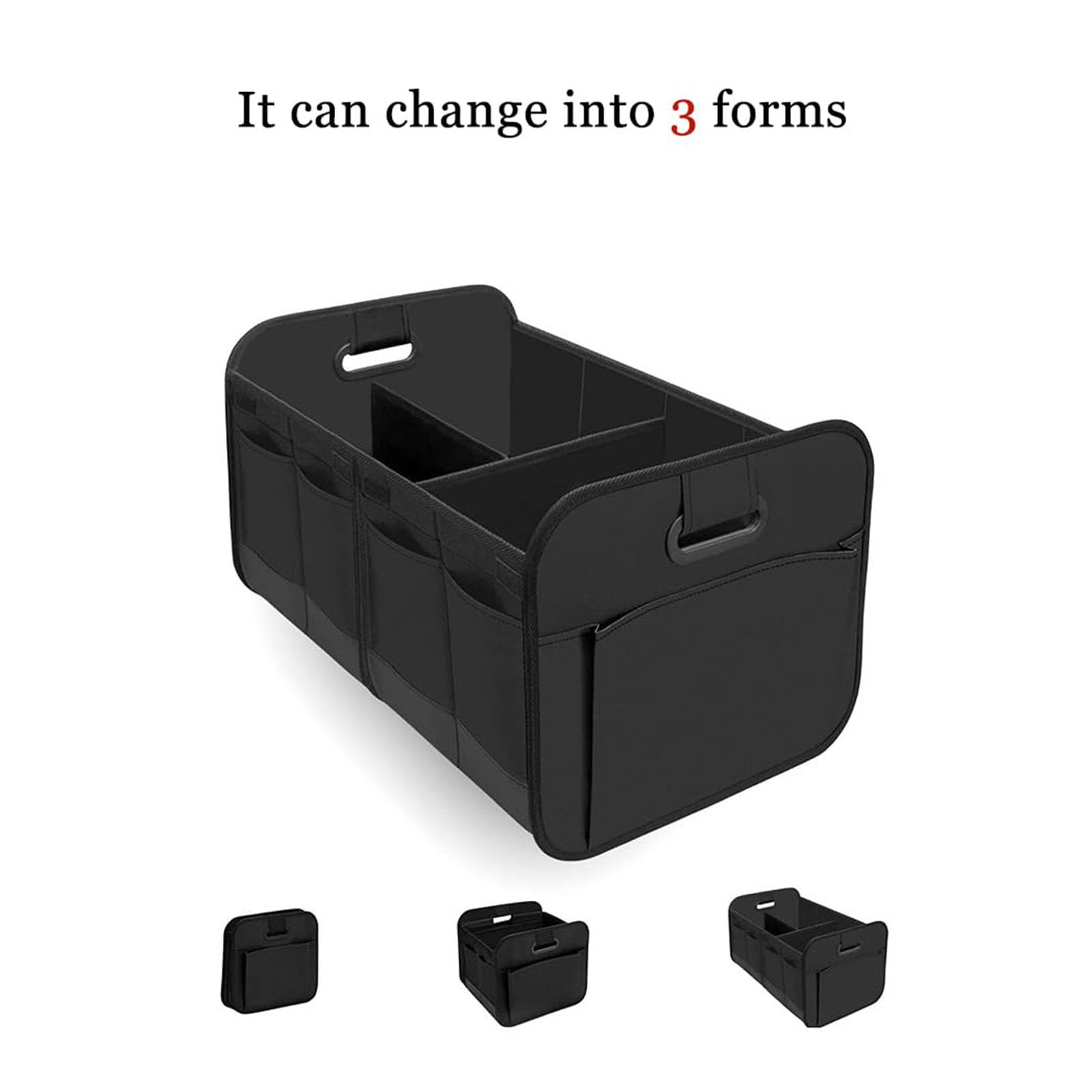 Kofferraumtasche Organizer, Für Kia EV6 / EV6 GT / EV6 GT Line/Forte Faltbar Auto Aufbewahrungsbox Wasserdicht Kofferraumbox Ordnungssystem Innenraum