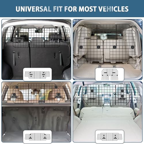 image for FEED GARDEN Adjustable Dog Car Barrier for SUVs,Vehicles, Trucks, Univ