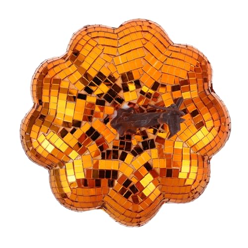 Citrouille disco réfléchissante pour illuminer un buffet sombre d'Halloween