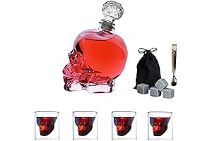 WEIRUIFANZHI Crystal Head Vodka Bottle Set