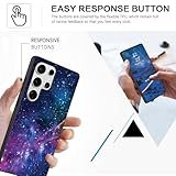 GaoBao for Samsung S25 Ultra Case,Glow in The Dark, Nebula Space Luminous Slim Fit S25 Ultra Phone Case Hard PC Soft TPU Men Women Anti-Slip Shockproof Protective Cover for Galaxy S25 Ultra 5G,Nebula - Image 8